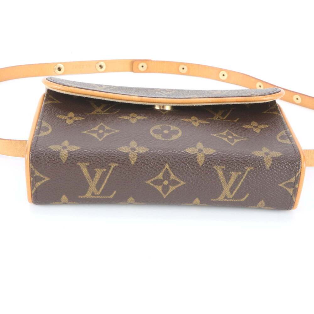 LOUIS VUITTON Brown Monogram Leather Pochette Mini Bag - Picture 7 of 13
